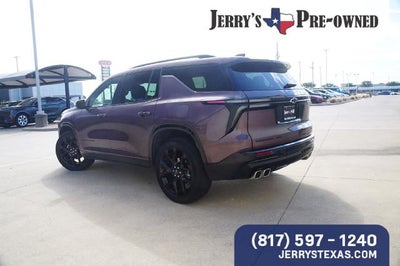 2025 Chevrolet Traverse RS