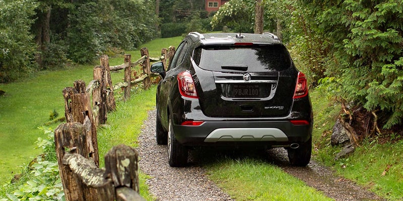 2022 Buick Encore driving on country road