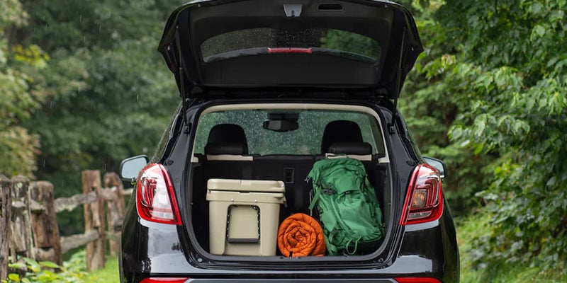 2022 Buick Encore with trunk full of luggage