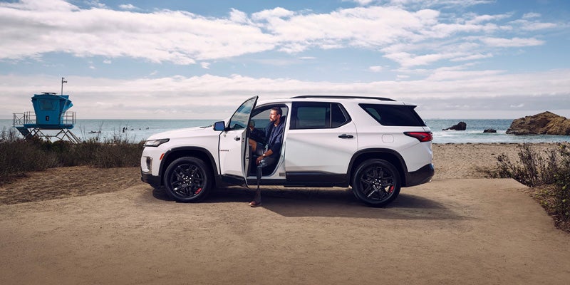 2023 Chevrolet Traverse Parked on beach