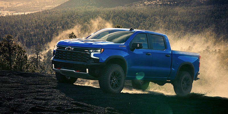 2025 Chevrolet Silverado 1500 driving offroad