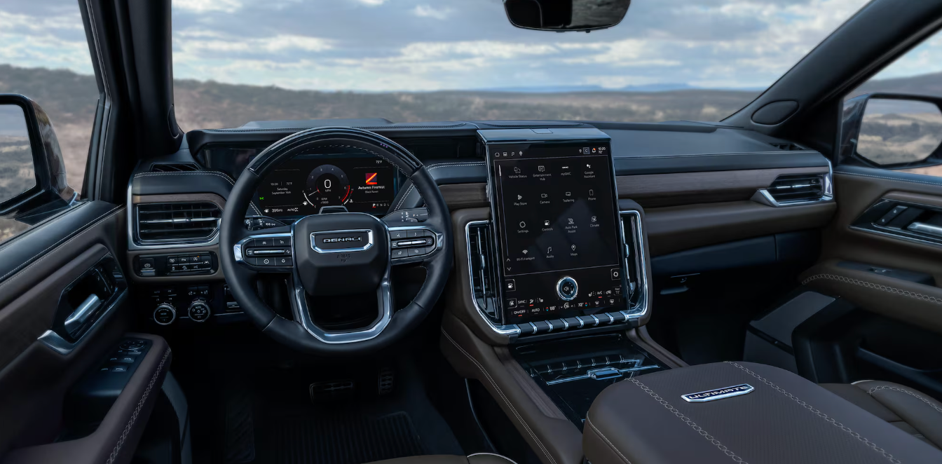 Touchscreen of 2026 GMC Yukon XL for sale near Dallas, TX