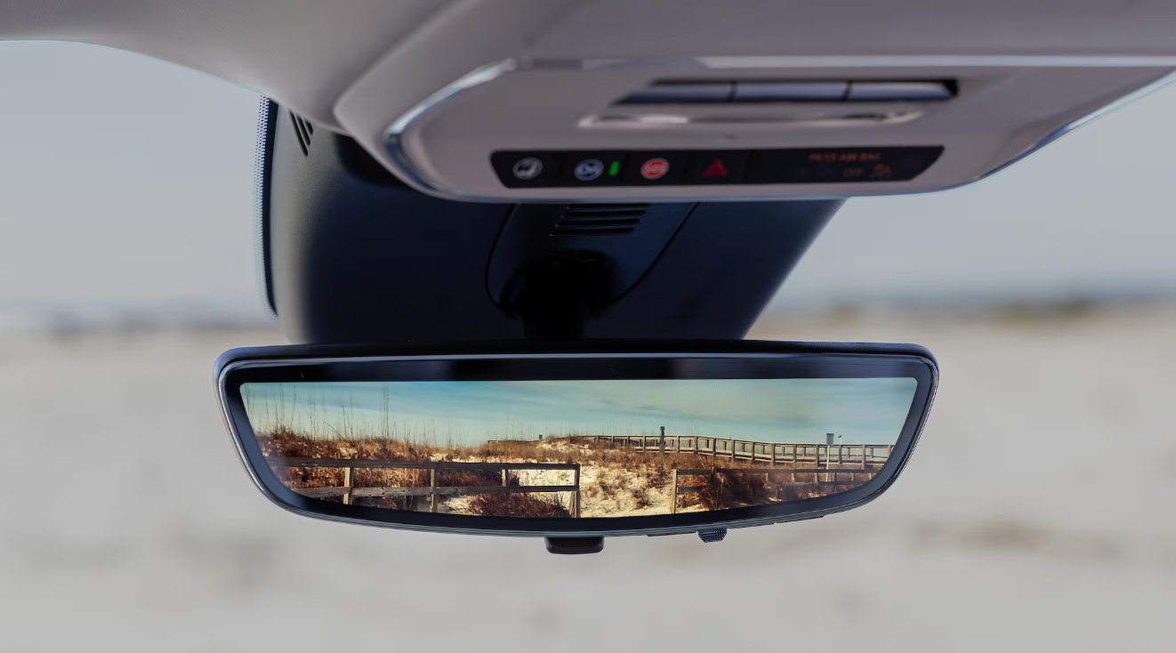 Rearview mirror of 2026 Buick Enclave for sale in Granbury, TX
