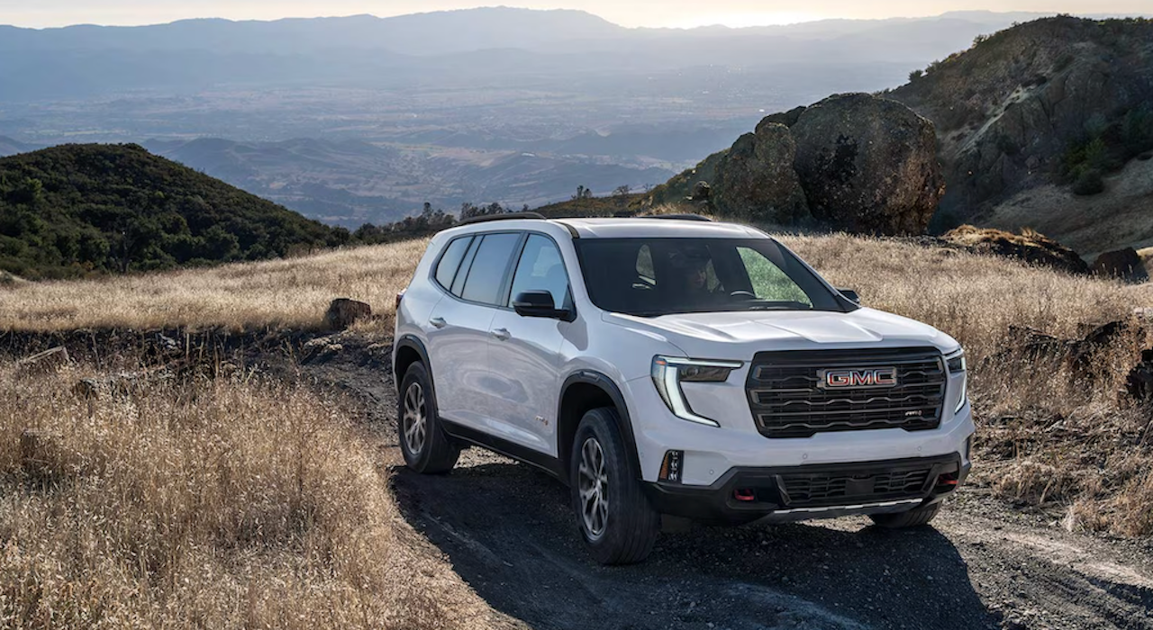 The Premium Interior of the New 2027 GMC Acadia Near Granbury, TX