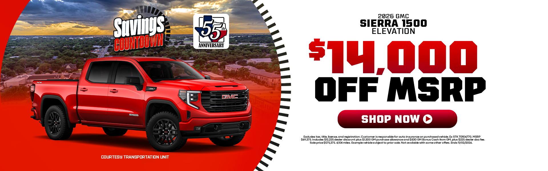 New Sierra Deals Near Me in Granbury, TX